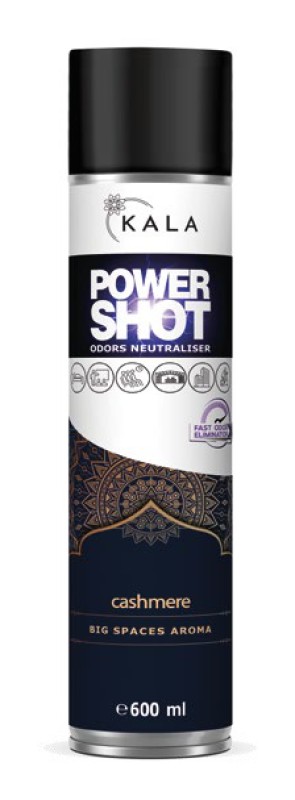 Power Shot Cashmere - neutralizator zapachów 600ml spray KALA