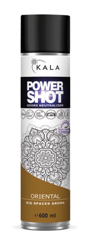 Power Shot Orientalny - neutralizator zapachów 600ml spray KALA