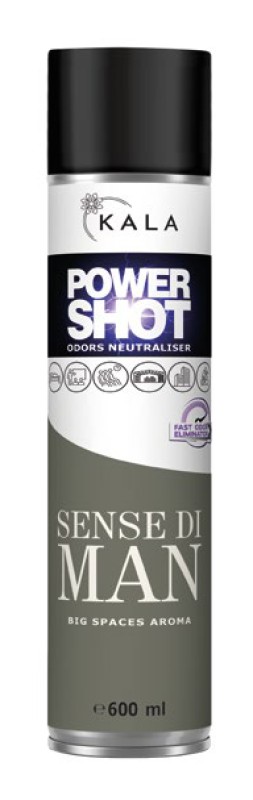Power Shot Sense Di Man - neutralizator zapachów 600ml spray KALA