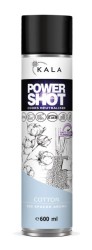Power Shot Bawełna - neutralizator zapachów 600ml spray KALA