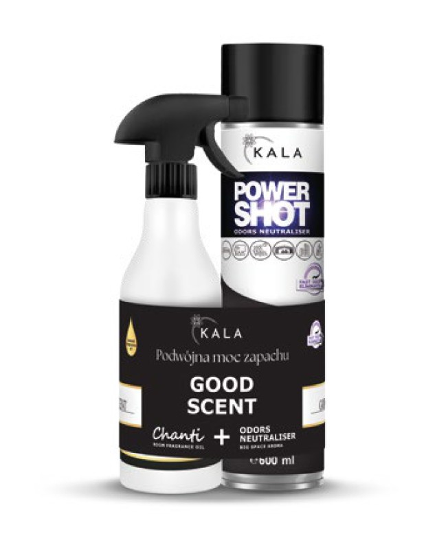 Duo Pack Good Scent - Kala Chanti 500ml + Power Shot 600ml