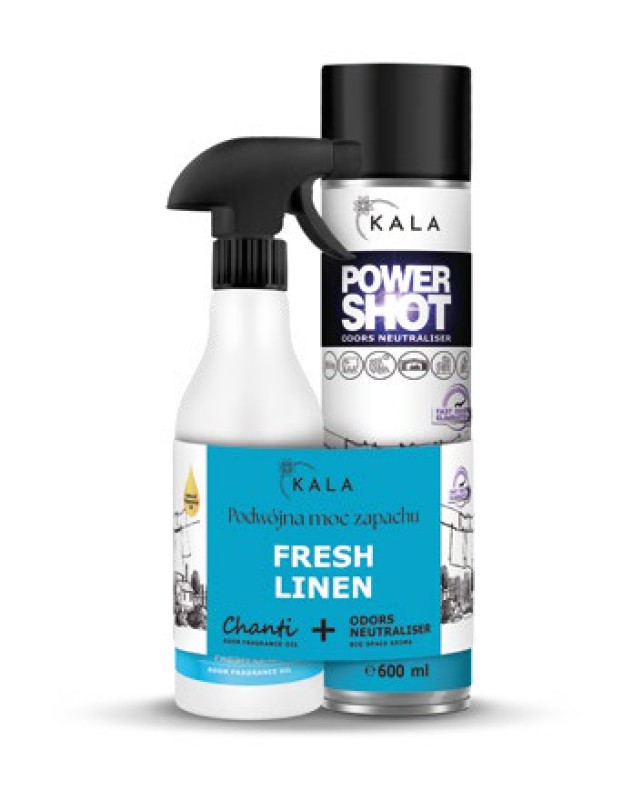Duo Pack Świeża Pościel - Kala Chanti 500ml + Power Shot 600ml