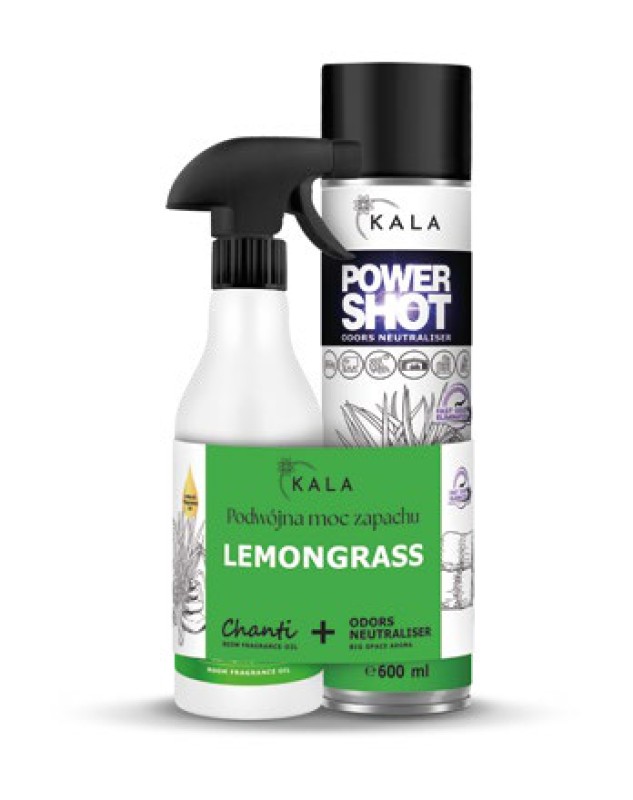 Duo Pack Trawa Cytrynowa - Kala Chanti 500ml + Power Shot 600ml